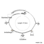 Cilindrische witte diamanten accentarmband 