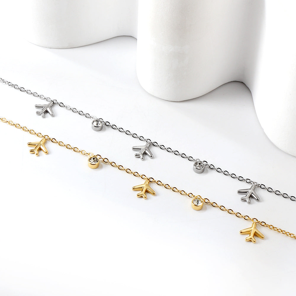 Bracelet cylindrique avec accents de diamants blancs 