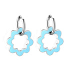 Holle krans cirkel oorbellen