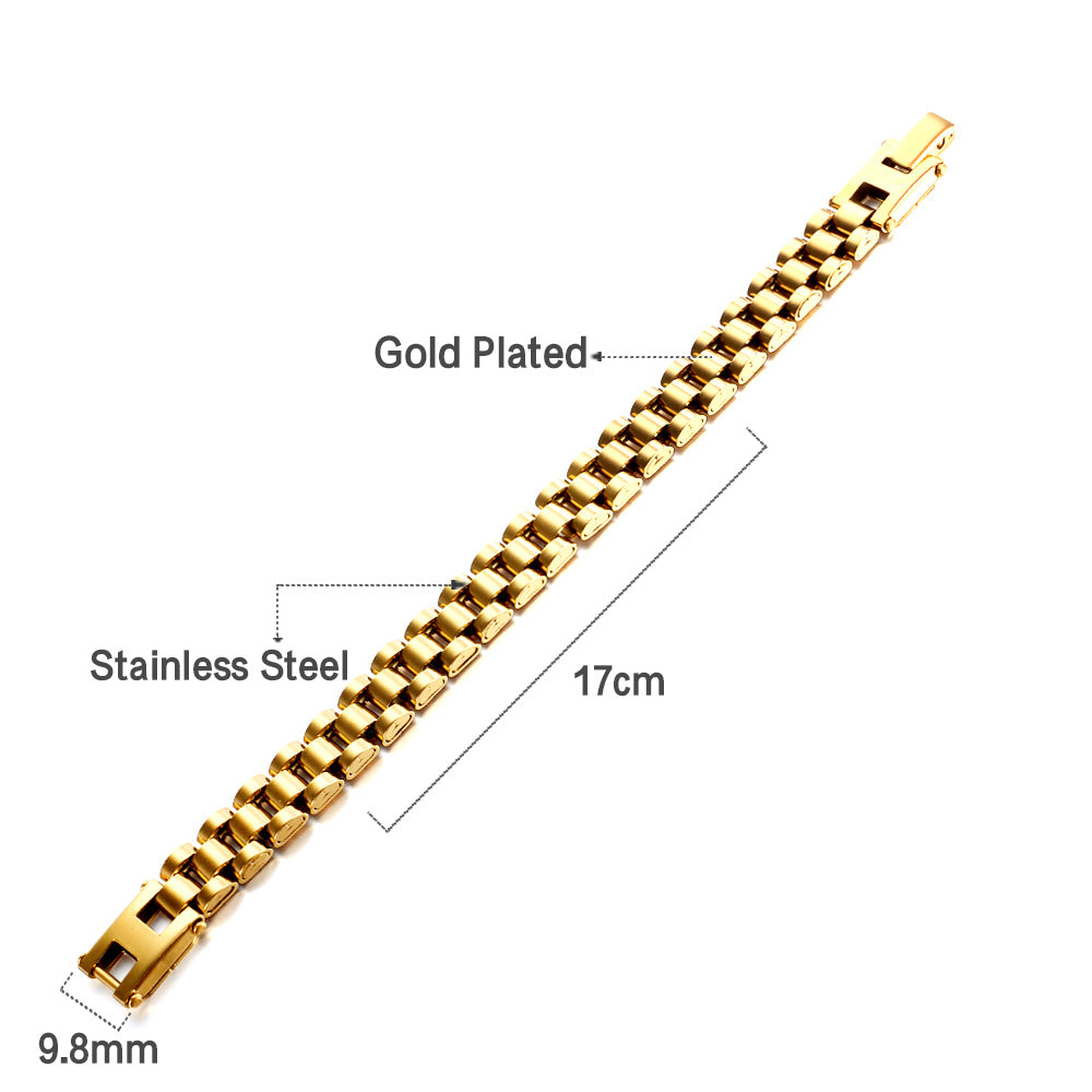 Armband met kettinggesp