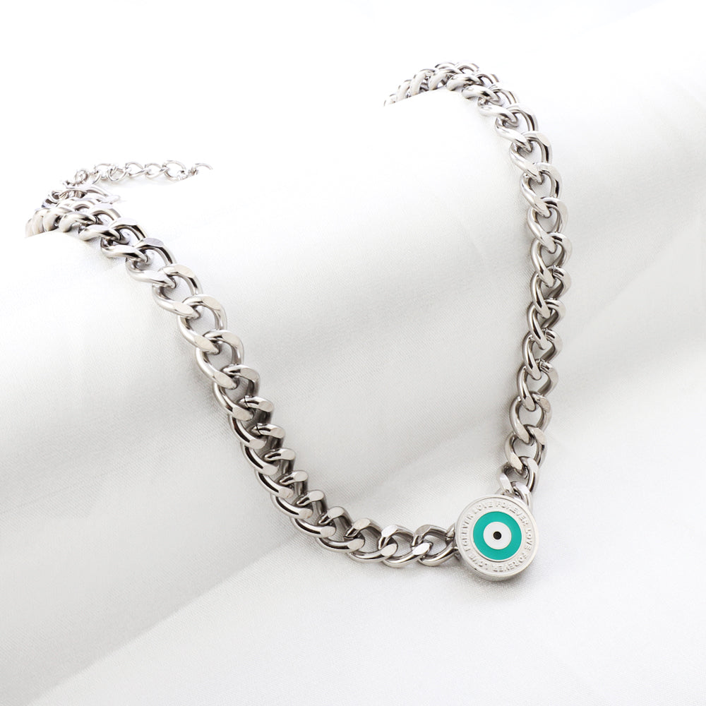 Ronde hangerketting met gemengde kleuren