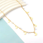 7 Manen Diamanten Ketting