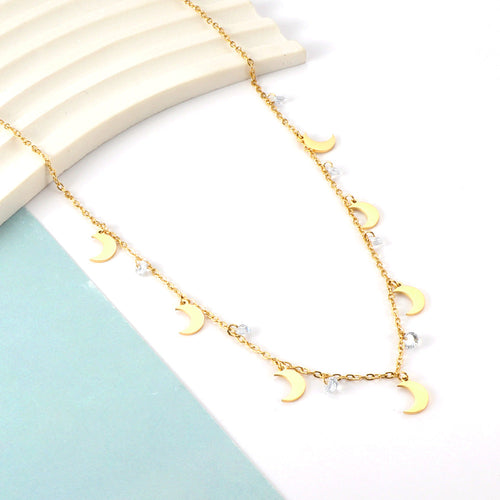 7 Moons Diamond Necklace