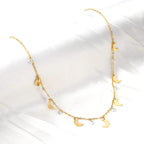 7 Manen Diamanten Ketting