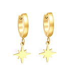 Boucles d'oreilles Lucky Star Circle
