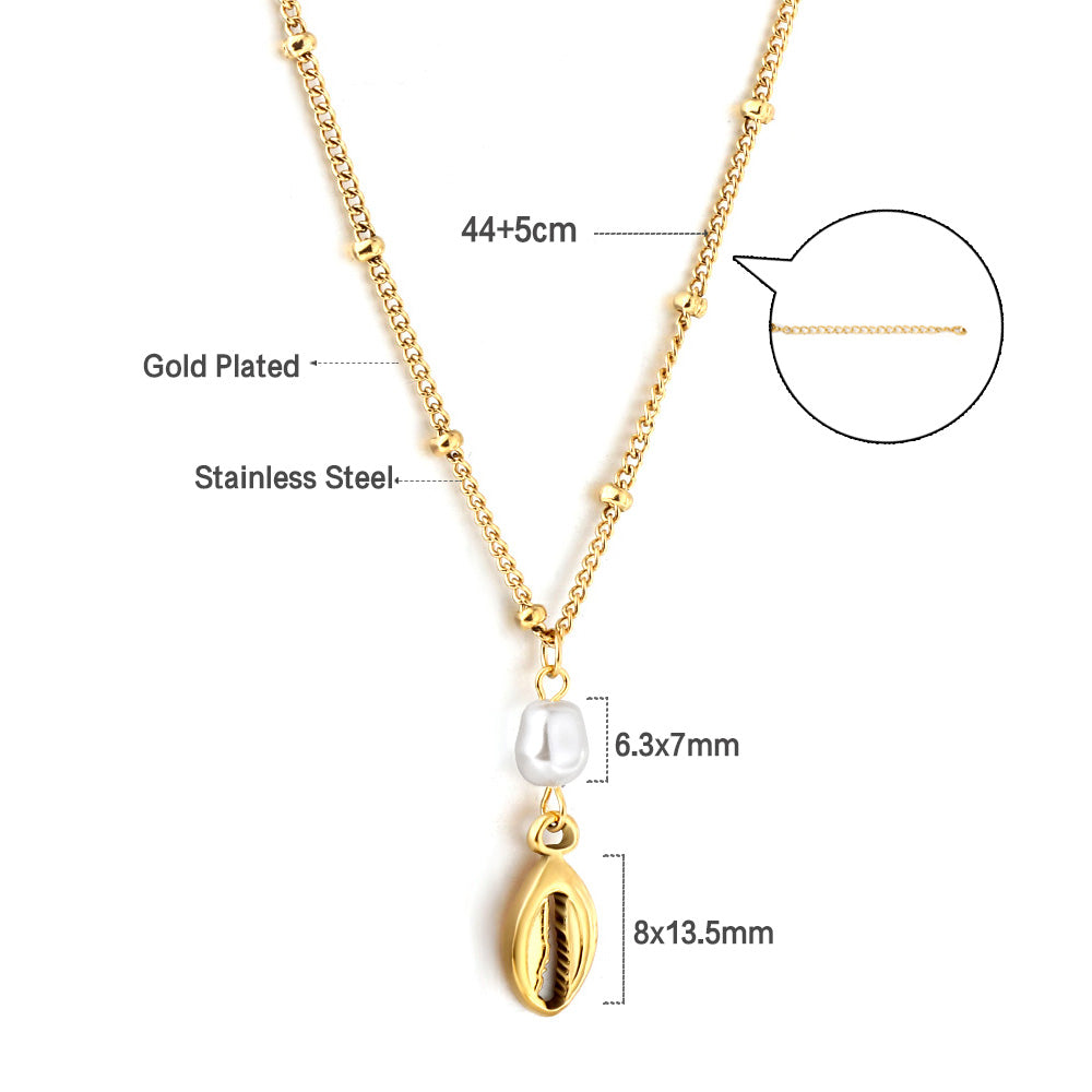 Kreeftenklauw Parel Hanger Ketting