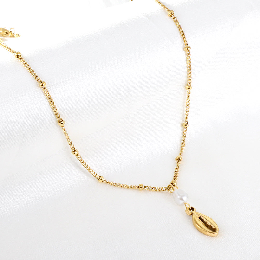 Kreeftenklauw Parel Hanger Ketting