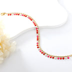 Colorful Round Drip Oil Bracelet