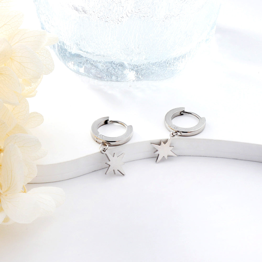 Boucles d'oreilles Lucky Star Circle