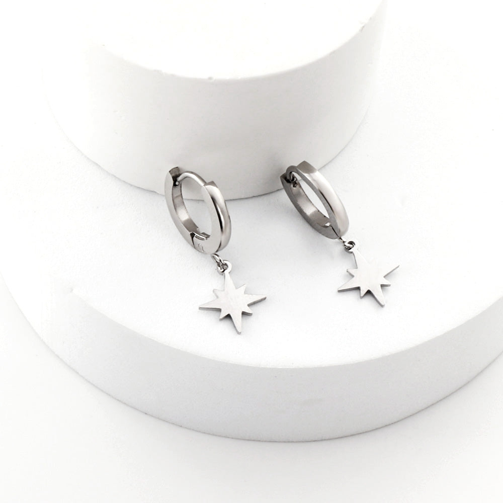 Boucles d'oreilles Lucky Star Circle