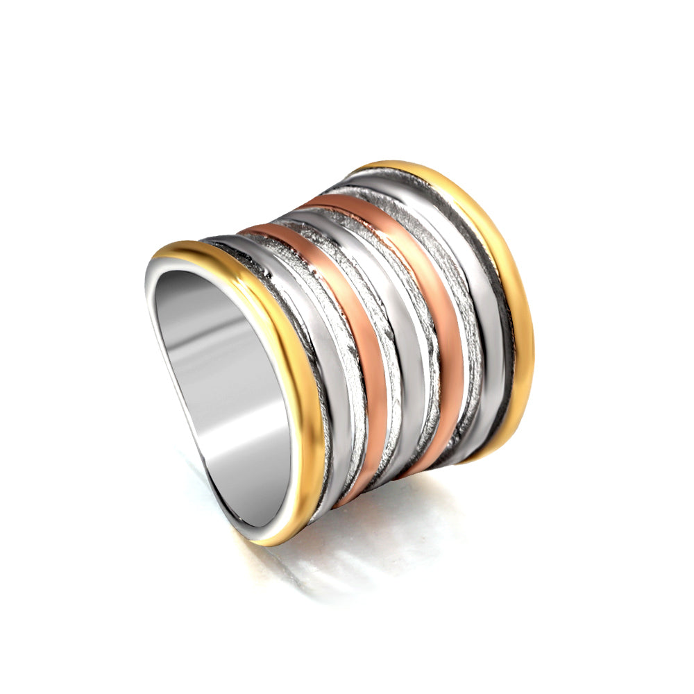 Moderne gouden ring