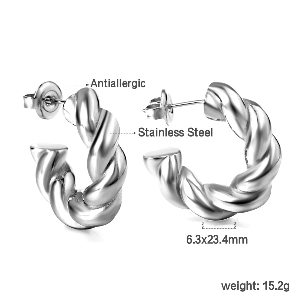 Open halve cirkel oorgesp