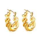 Open halfronde oorbelsluiting