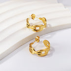 Open halfronde oorgesp