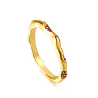 Twist Diamond roestvrijstalen ring