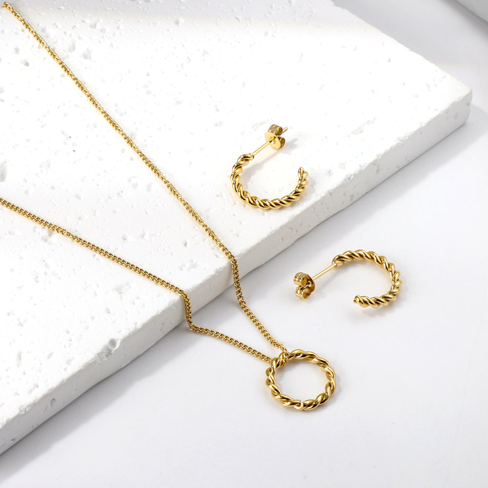 Cirkelvormige hanger ketting