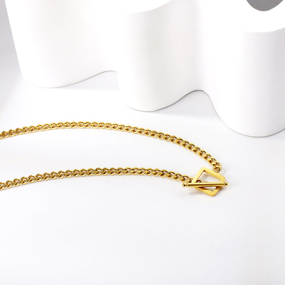 Ketting met vierkante lussluiting