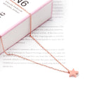 Glanzende ster hanger ketting