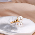 Open parelzetting ring