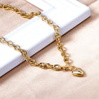 Klassieke hartvormige hanger ketting