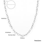 Hartcirkel hanger ketting