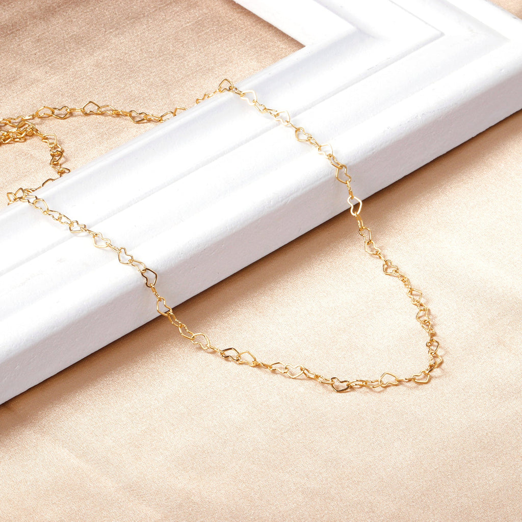 Hartcirkel hanger ketting