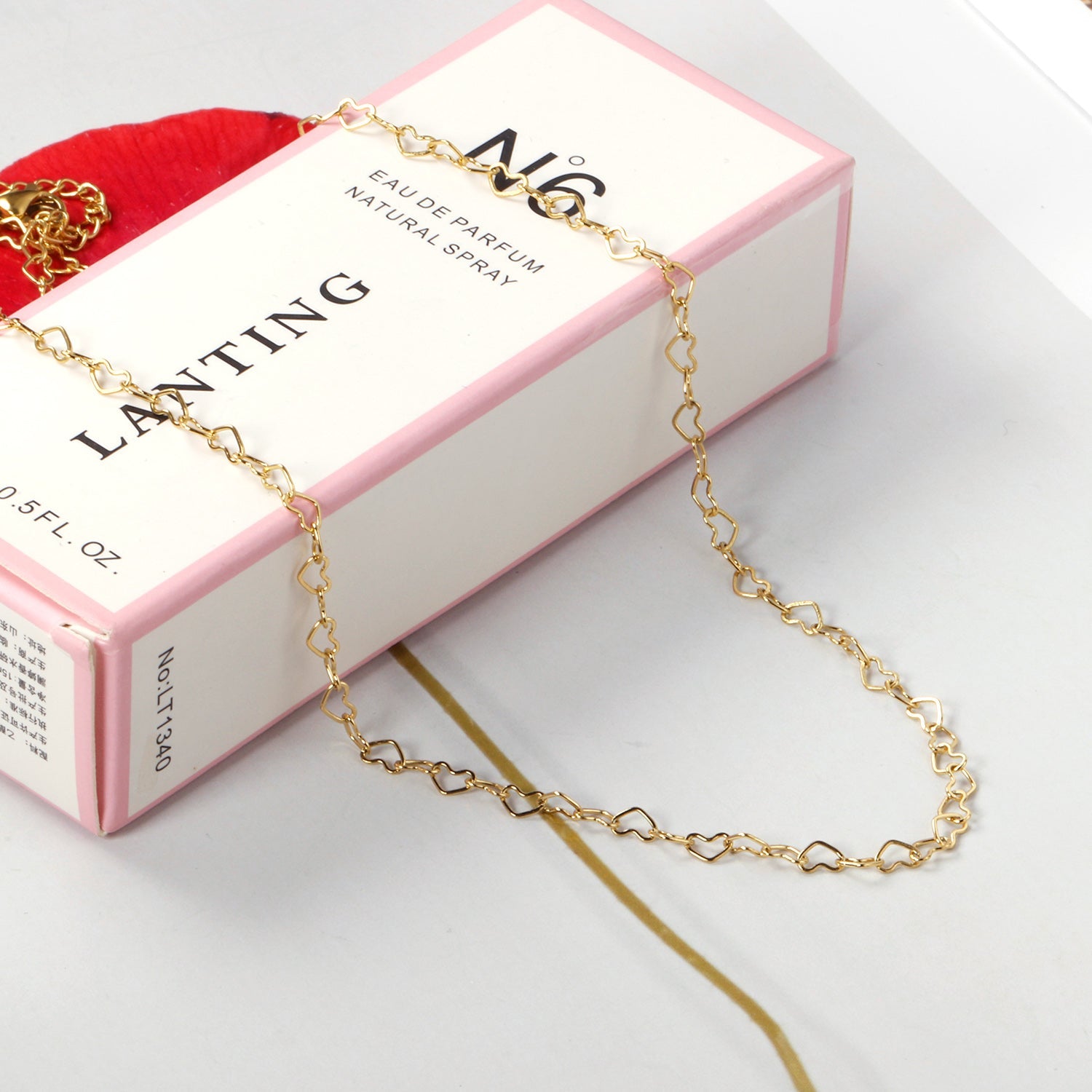 Hartcirkel hanger ketting