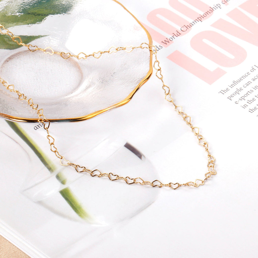 Hartcirkel hanger ketting