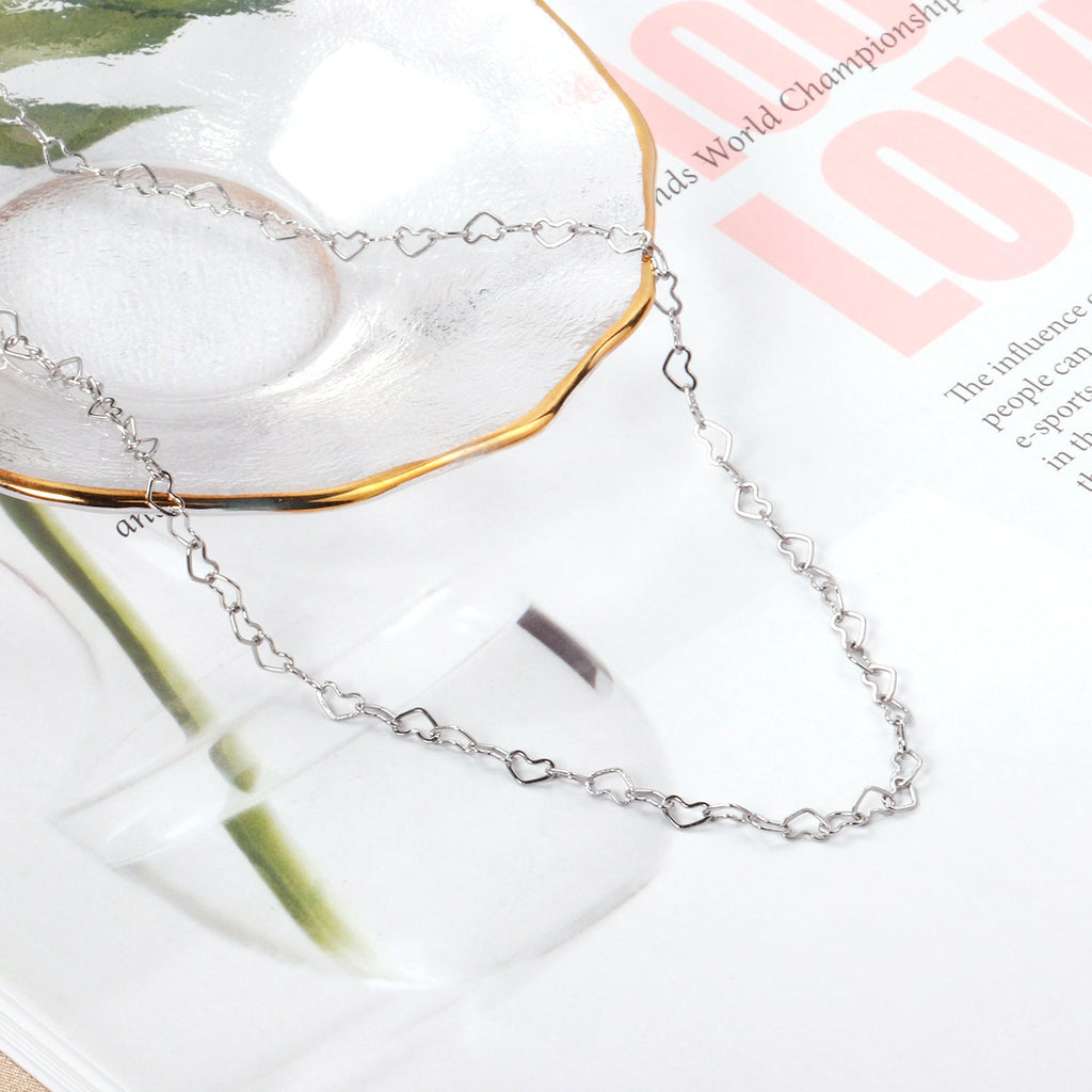 Hartcirkel hanger ketting