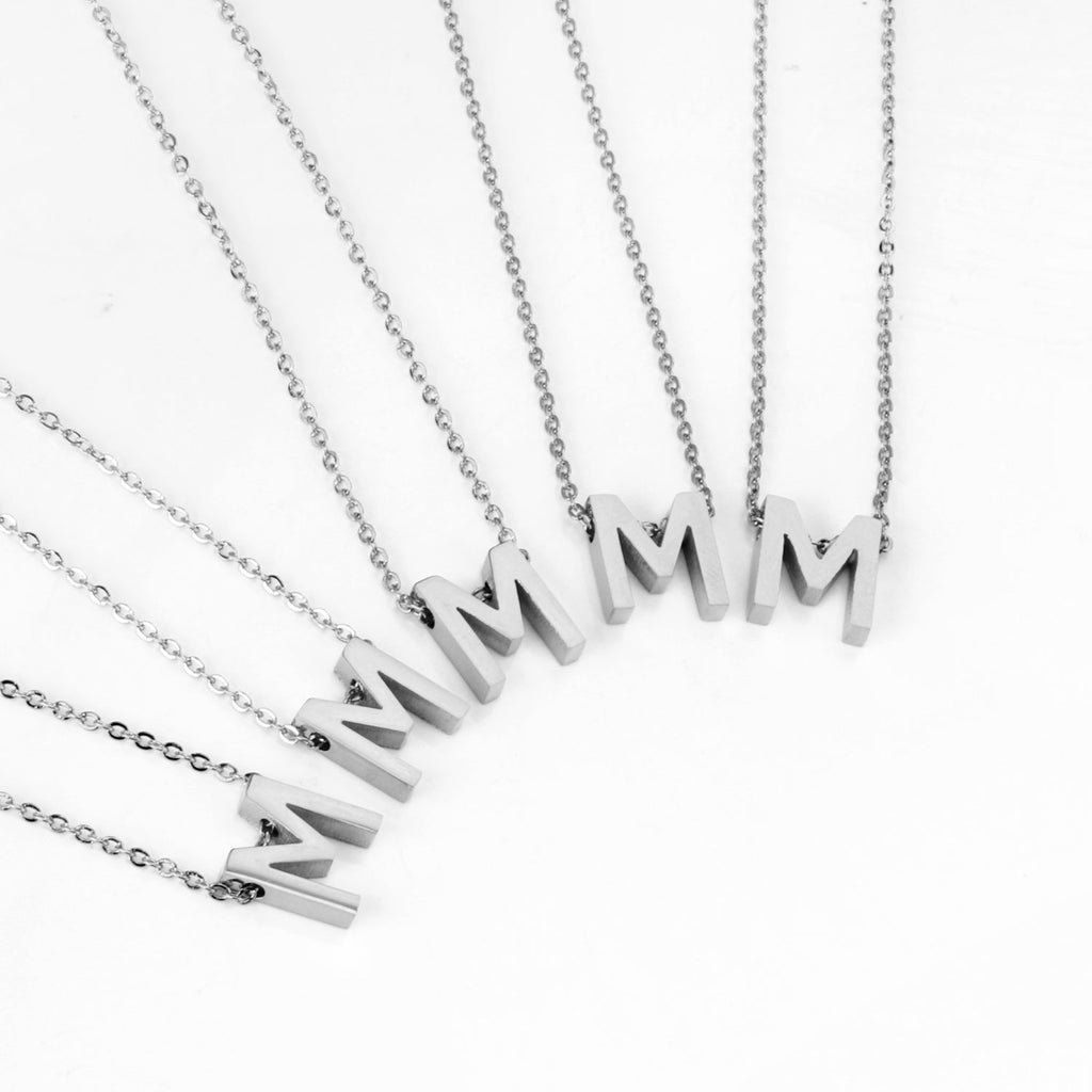 Alfabet initiaal hanger ketting