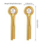 Origineel ontwerp goudkleurige oorbellen