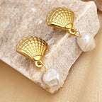 French Vintage Pearl Drop Earrings