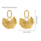 Origineel ontwerp goudkleurige oorbellen