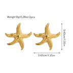 Geometrische goudkleurige holle oorbellen