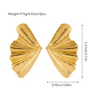 Origineel ontwerp goudkleurige oorbellen