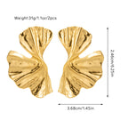 Origineel ontwerp goudkleurige oorbellen