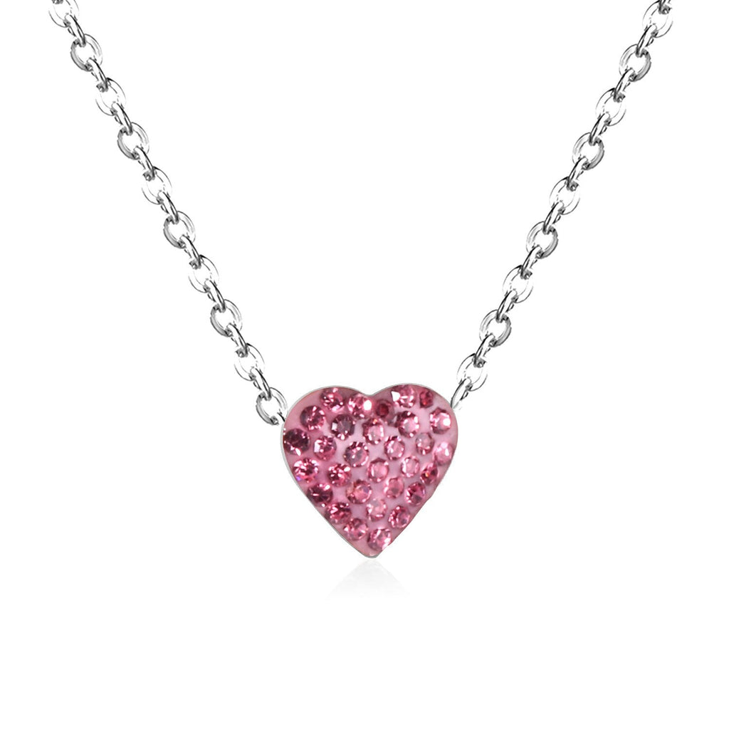 Clay Heart Pendant Necklace