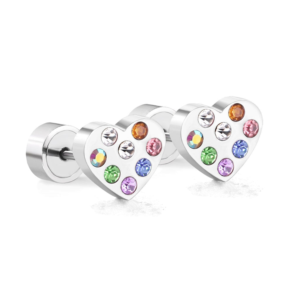 Mini Hart Ster Oorbellen 