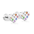 Mini Hart Ster Oorbellen 