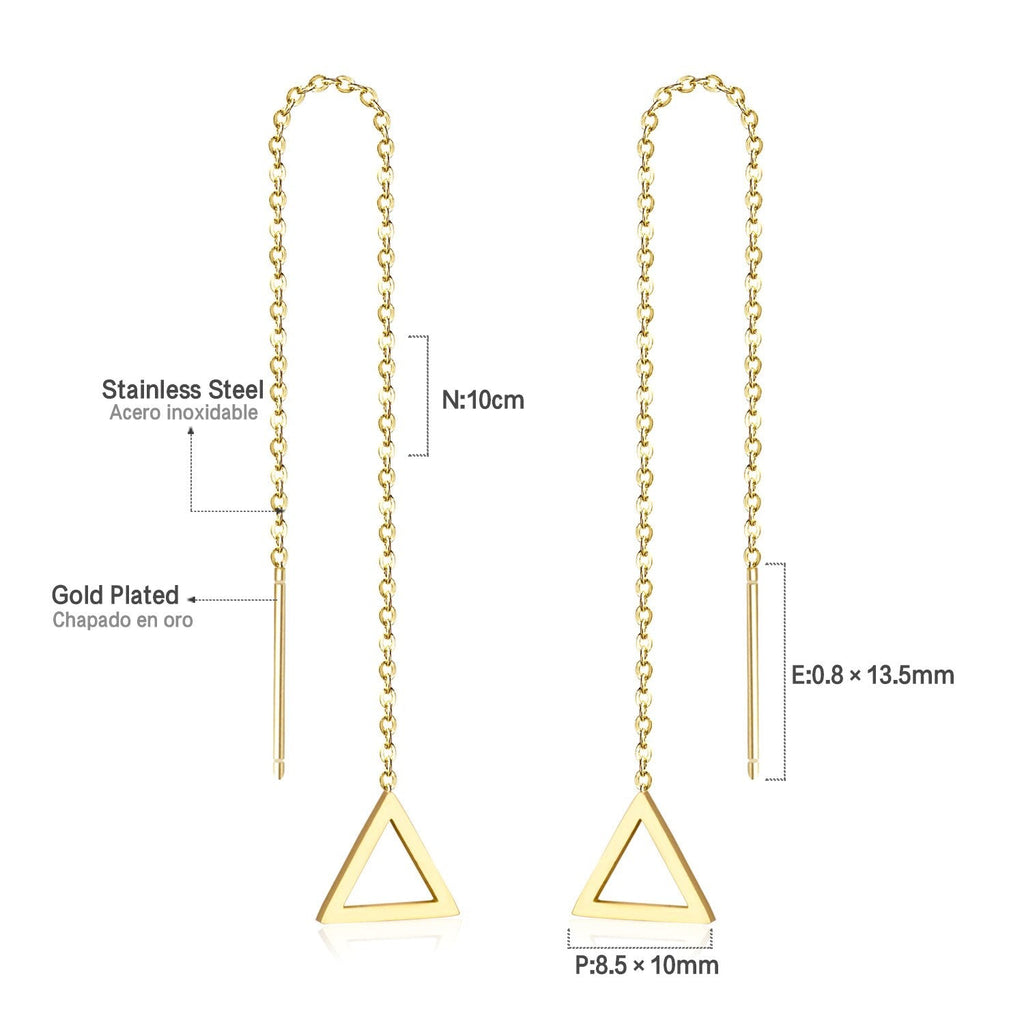 Koreaanse statement lange kwast oorbellen 