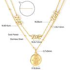 Gotische meerlaagse slangenkristal ketting 