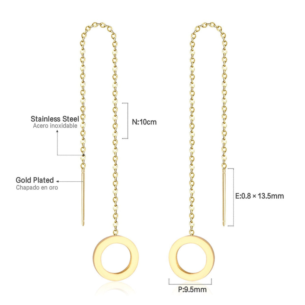 Koreaanse statement lange kwast oorbellen 