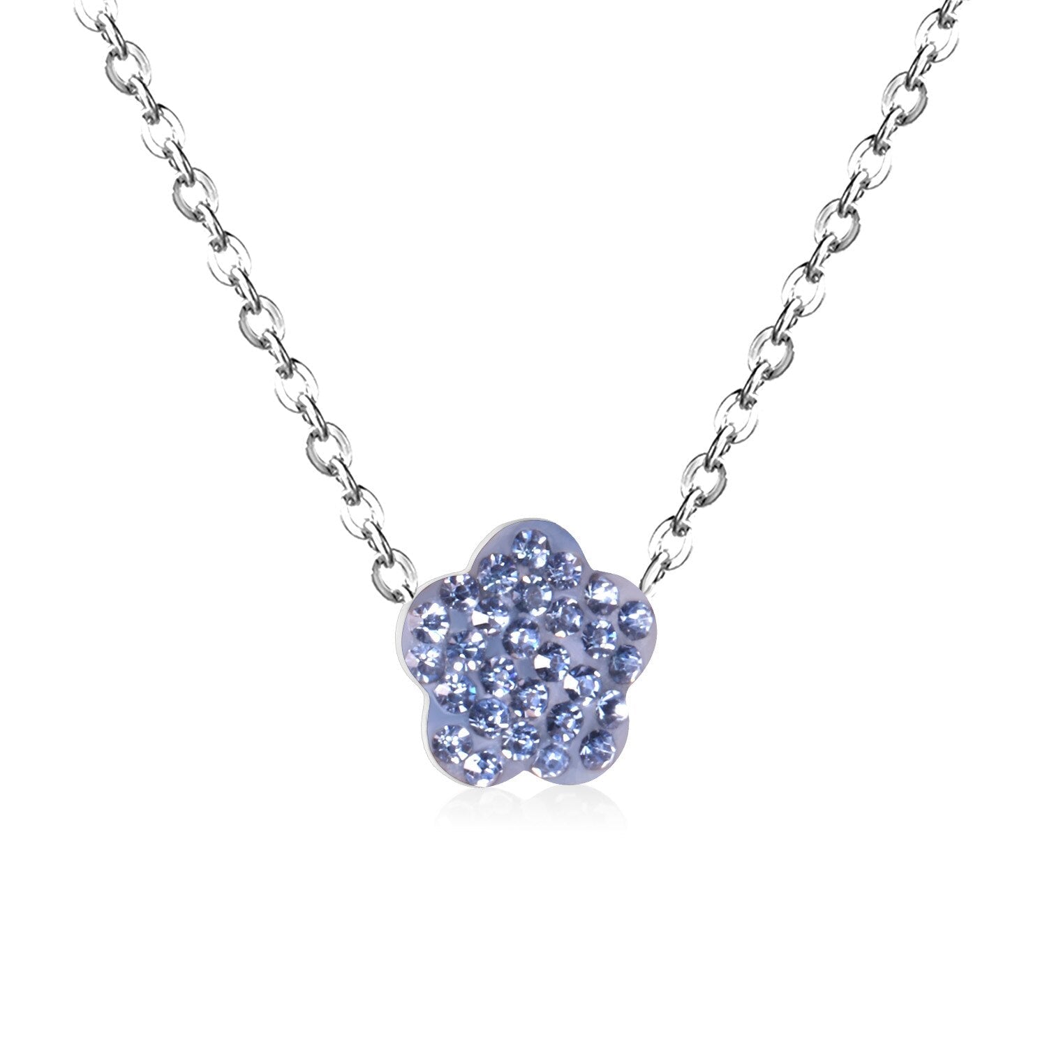 Bloemenklei hanger ketting