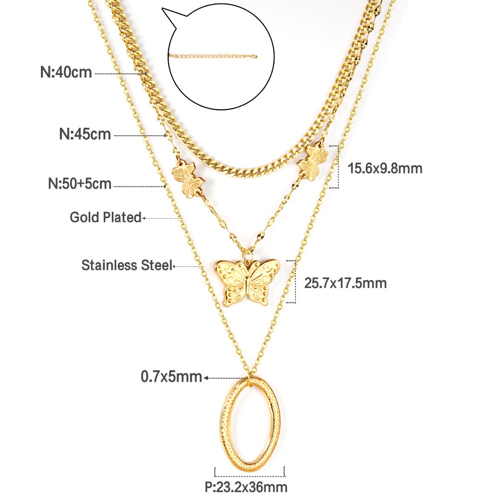 Gotische meerlaagse slangenkristal ketting 