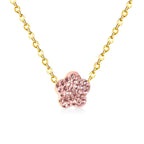 Bloemenklei hanger ketting