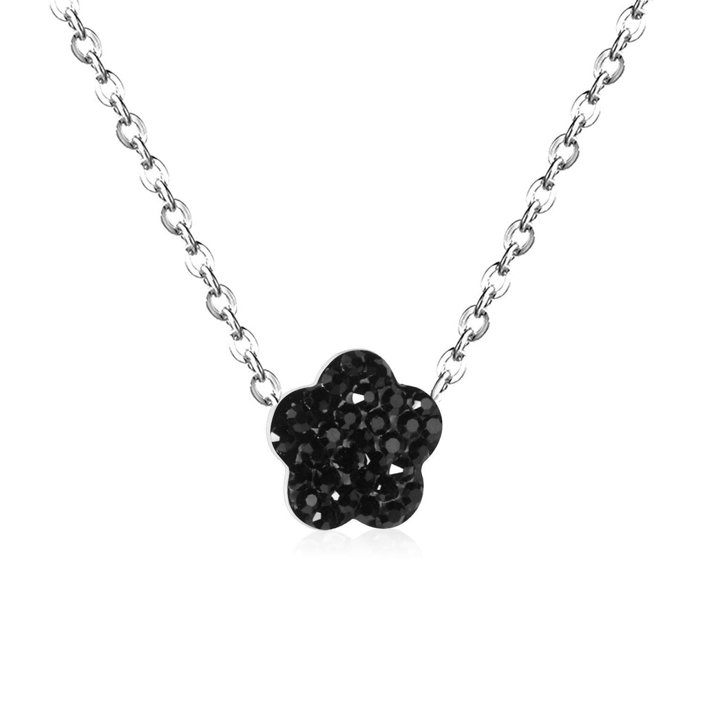 Bloemenklei hanger ketting