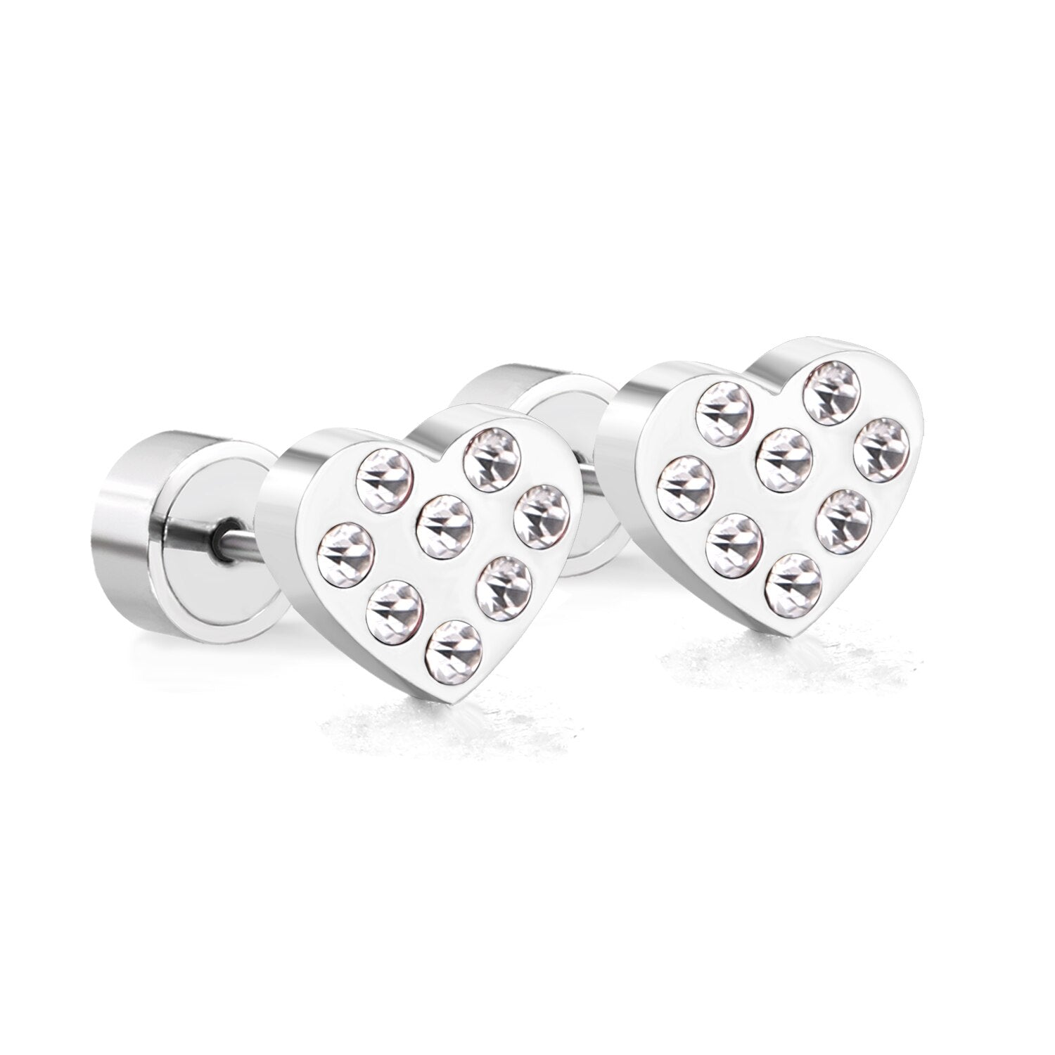 Mini Hart Ster Oorbellen 