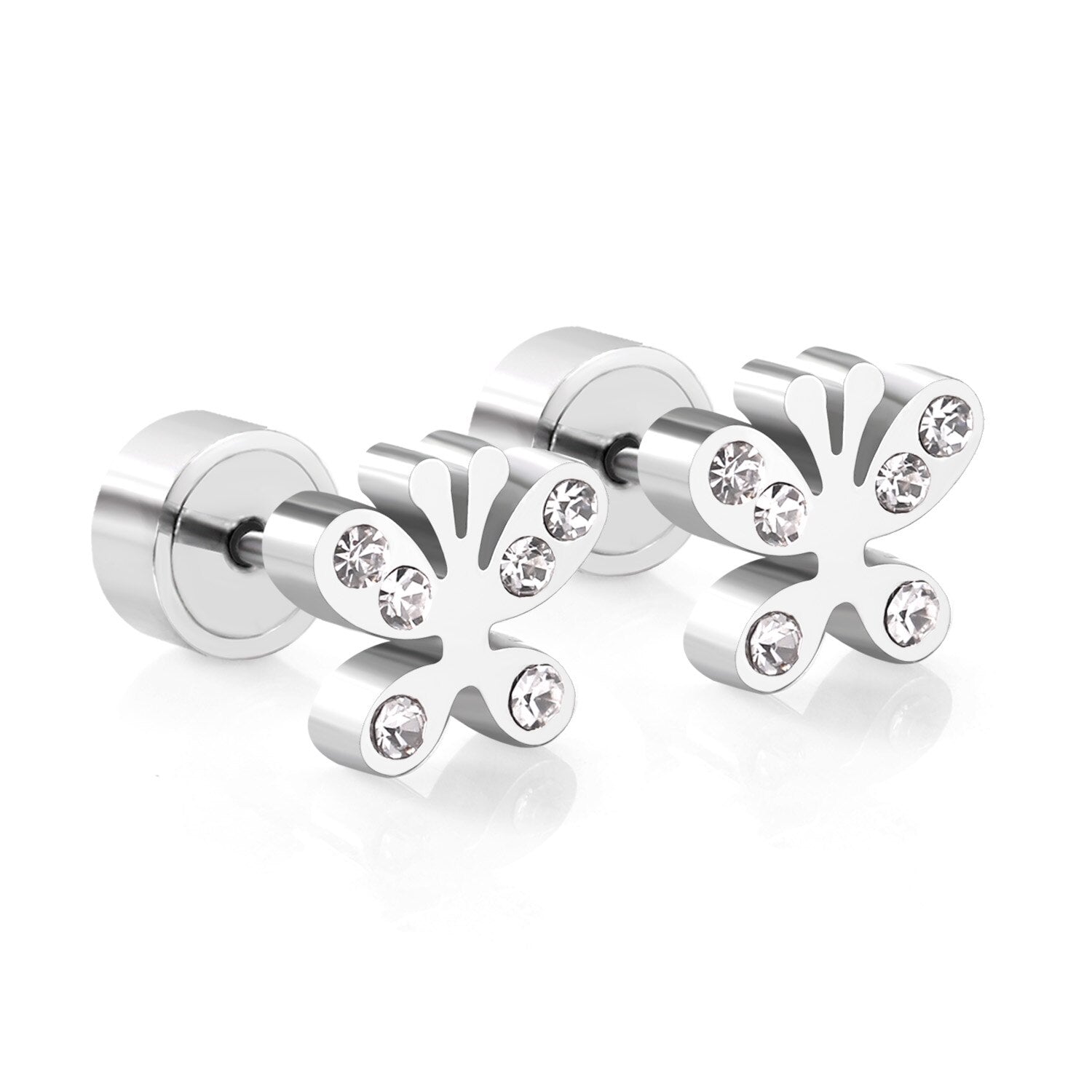 Mini Hart Ster Oorbellen 