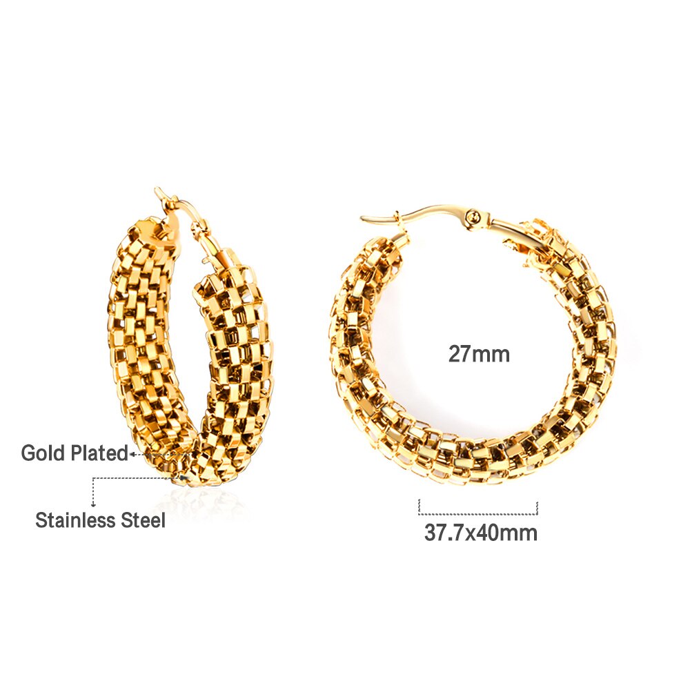 Klassieke hoepeloorbellen 