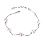 Adjustable Imitation Pearl Bracelet